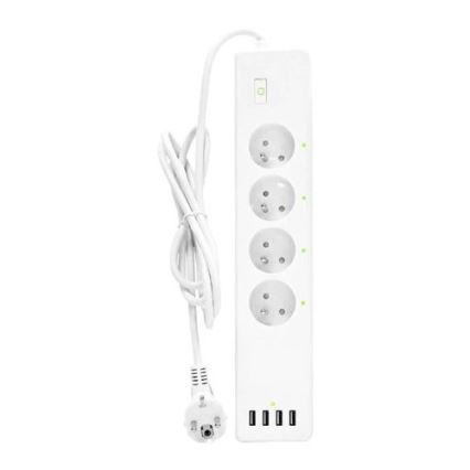 Καλώδιο επέκτασης με διακόπτη SMART 1,8 μ 4Z + 4xUSB Wi-Fi Tuya
