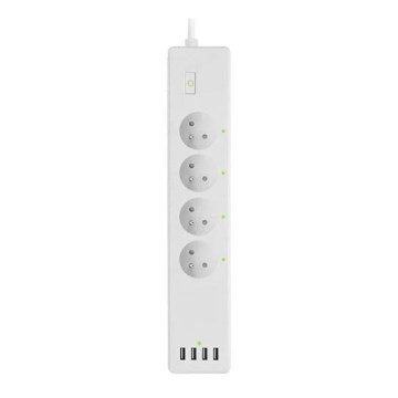 Καλώδιο επέκτασης με διακόπτη SMART 1,8 μ 4Z + 4xUSB Wi-Fi Tuya