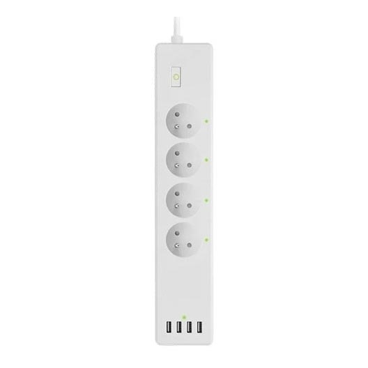 Καλώδιο επέκτασης με διακόπτη SMART 1,8 μ 4Z + 4xUSB Wi-Fi Tuya