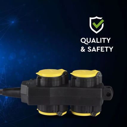 Καλώδιο προέκτασης 4Z SCHUKO 3m IP44