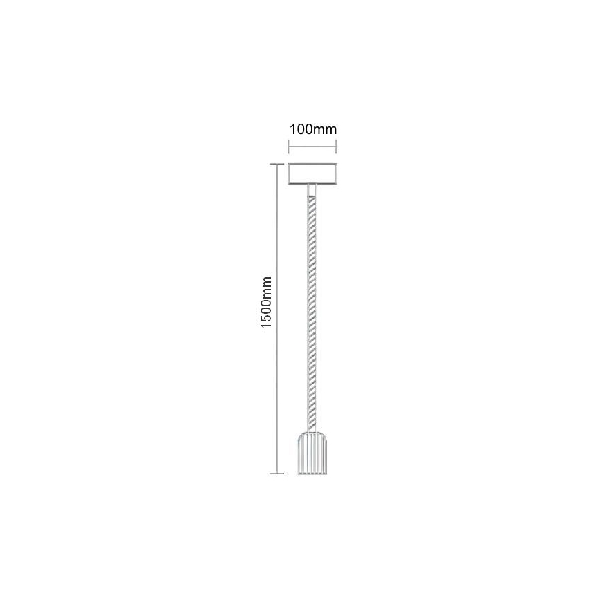Καλώδιο τροφοδοσίας 1xE27/60W/230V 1,5 m