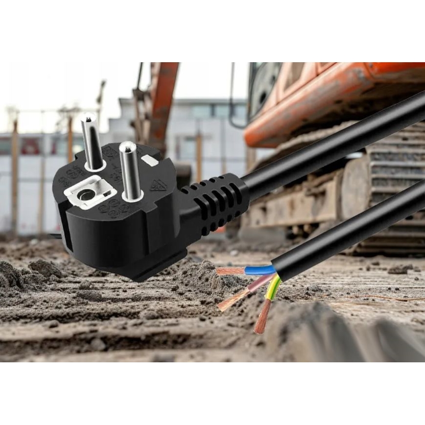 Καλώδιο τροφοδοσίας 3 m 230V μαύρο