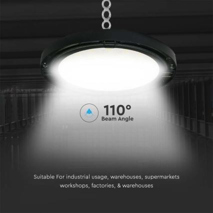 Καμπάνα LED φωτιστικό High Bay LED/200W/230V IP65 6500K