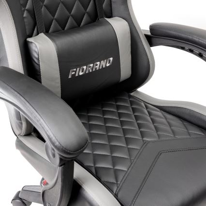 Καρέκλα gaming FIORANO μαύρο/γκρι