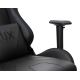 Καρέκλα gaming VARR Lux με οπίσθιο φωτισμό LED RGB + τηλεχειριστήριο μαύρο