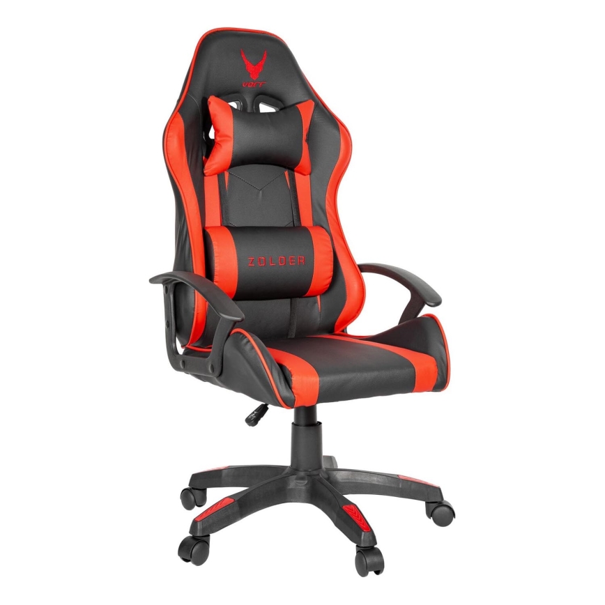 Καρέκλα gaming VARR Zolder μαύρο/κόκκινο
