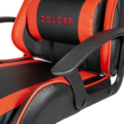 Καρέκλα gaming VARR Zolder μαύρο/κόκκινο