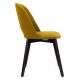 Καρέκλα τραπεζαρίας BOVIO 86x48 cm κίτρινο/οξιά