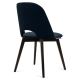 Καρέκλα τραπεζαρίας BOVIO 86x48 cm σκούρο μπλε/οξιά