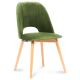 Καρέκλα τραπεζαρίας TINO 86x48 cm ανοιχτό πράσινο/οξιά