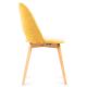 Καρέκλα τραπεζαρίας TINO 86x48 cm κίτρινο/οξιά