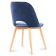 Καρέκλα τραπεζαρίας TINO 86x48 cm σκούρο μπλε/οξιά