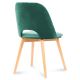 Καρέκλα τραπεζαρίας TINO 86x48 cm σκούρο πράσινο/οξιά