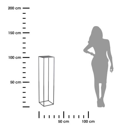 Κασπώ 100x24 cm ανθρακί