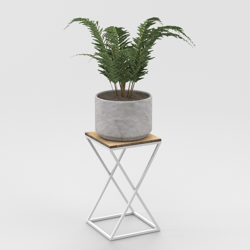 Κασπώ 40x24 cm λευκό