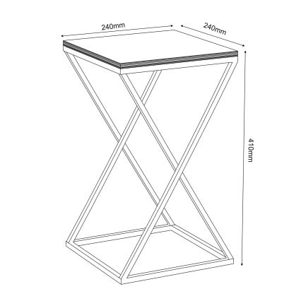 Κασπώ 40x24 cm λευκό