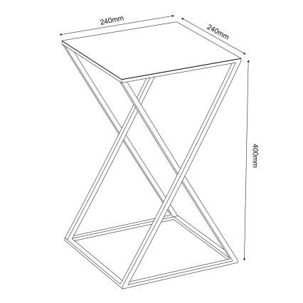 Κασπώ 40x24 cm μαύρο