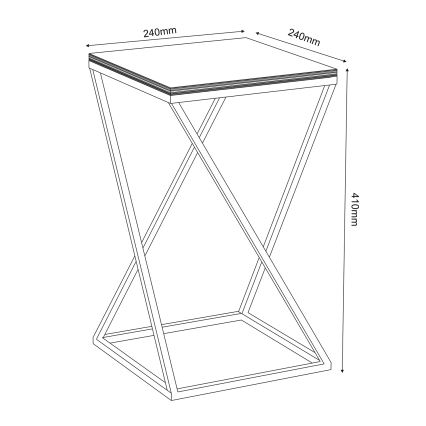 Κασπώ 40x24 cm μαύρο