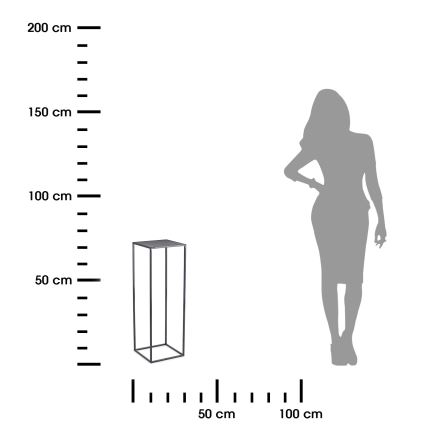 Κασπώ 70x24 cm ανθρακί