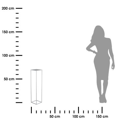 Κασπώ 70x24 cm γκρι