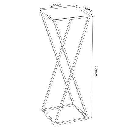 Κασπώ 70x24 cm χρυσαφί