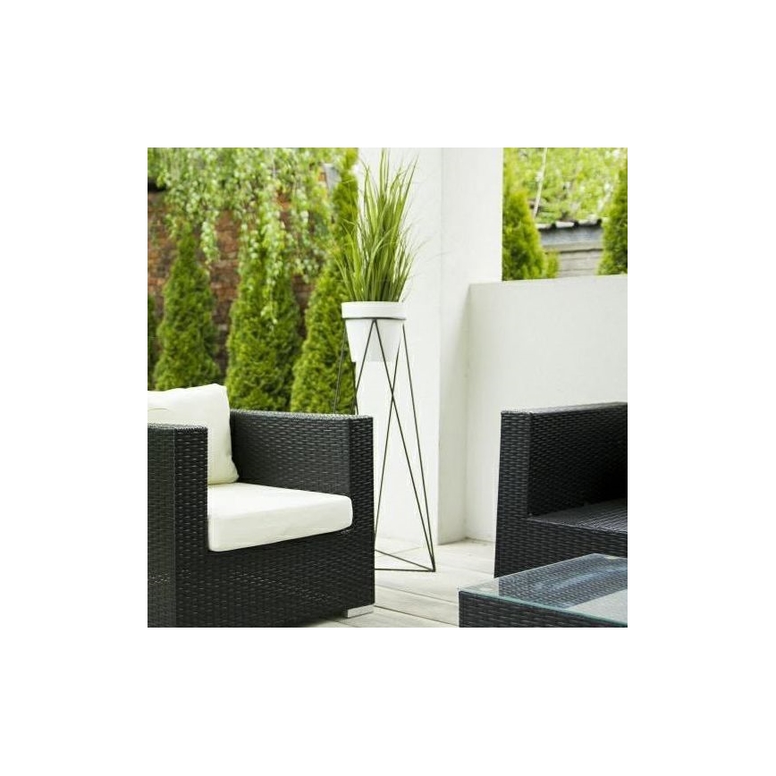 Κασπώ με βάση TRIANGL 90x50 cm μαύρο