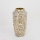Κεραμικό βάζο 25x13 cm λευκό/χρυσό/μαύρο