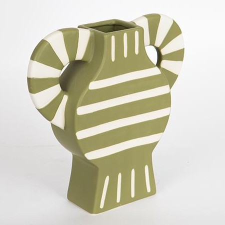 Κεραμικό βάζο 32x30,8 cm πράσινο
