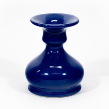 Κεραμικό κηροπήγιο 8,5 cm σκούρο μπλε