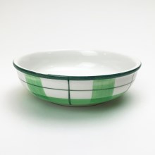 Κεραμικό μπωλ για κομπόστα 13 cm πράσινο λευκό