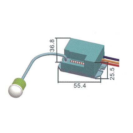 Κίνηση infra αισθητήρας PIR B 800W/230V