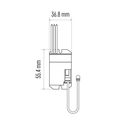 Κίνηση infra αισθητήρας PIR B 800W/230V