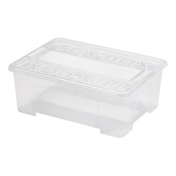 Κουτί αποθήκευσης TEX BOX 10 λ διαφανές