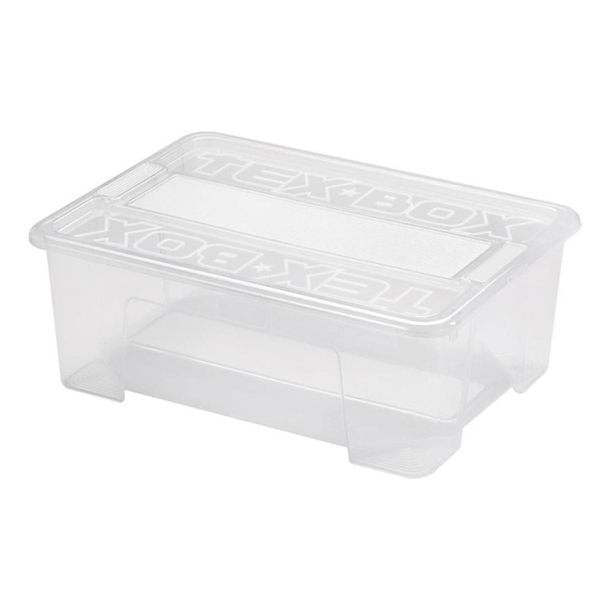 Κουτί αποθήκευσης TEX BOX 10 λ διαφανές