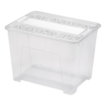 Κουτί αποθήκευσης TEX BOX 21 λ διαφανές