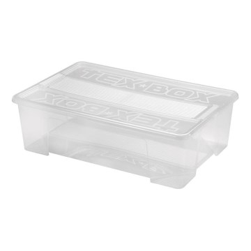 Κουτί αποθήκευσης TEX BOX 28 λ διαφανές