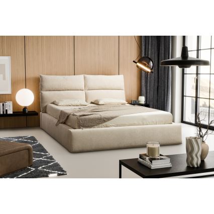 Κρεβάτι BASIL 160x200 cm ύφασμα χωρίς στρώμα