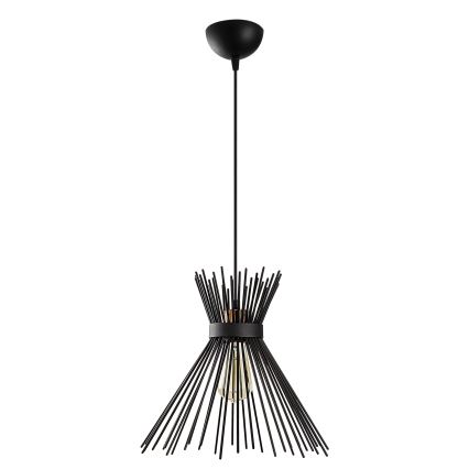 Κρεμαστό πολύφωτο KIRPI 1xE27/40W/230V μαύρο