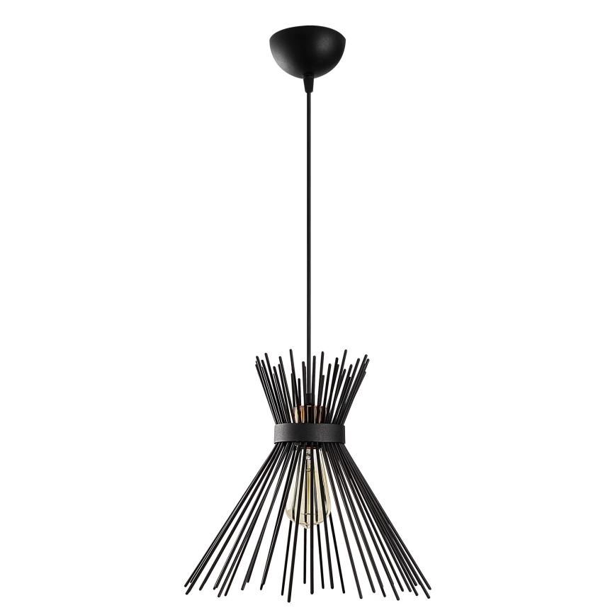 Κρεμαστό πολύφωτο KIRPI 1xE27/40W/230V μαύρο