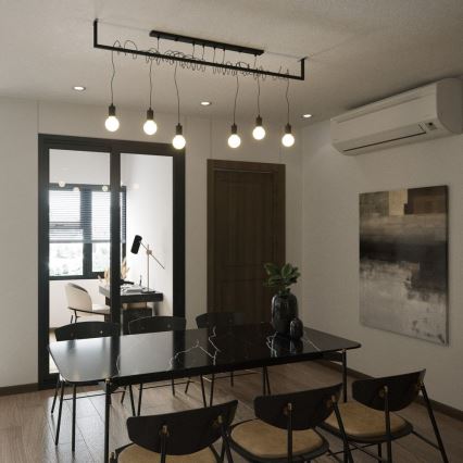 Κρεμαστό πολύφωτο SALAMANCA 2xE27/60W/230V