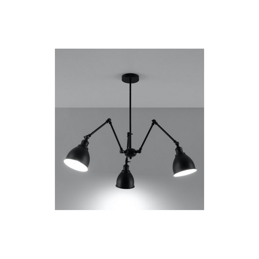 Κρεμαστό πολύφωτο STARK SHADE 3xE27/60W/230V