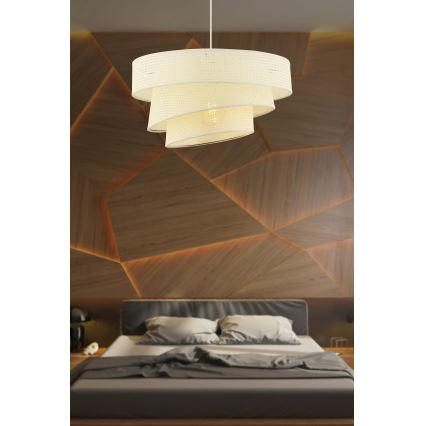 Κρεμαστό φως COUPER 1xE27/60W/230V λευκό