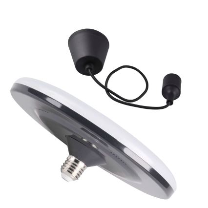 Κρεμαστό φως LED KIKI 1xE27/15W/230V μαύρο