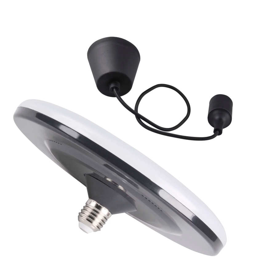 Κρεμαστό φως LED KIKI 1xE27/15W/230V μαύρο