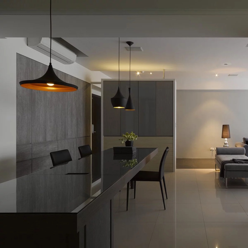 Κρεμαστό φως MODERN E27/60W μαύρο