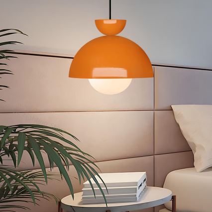 Κρεμαστό Φως SALVA 1xE27/15W/230V πορτοκαλί