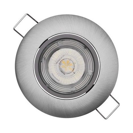 Κρεμαστό φως οροφής LED EXCLUSIVE 1xLED/5W/230V 3000 K ασήμι