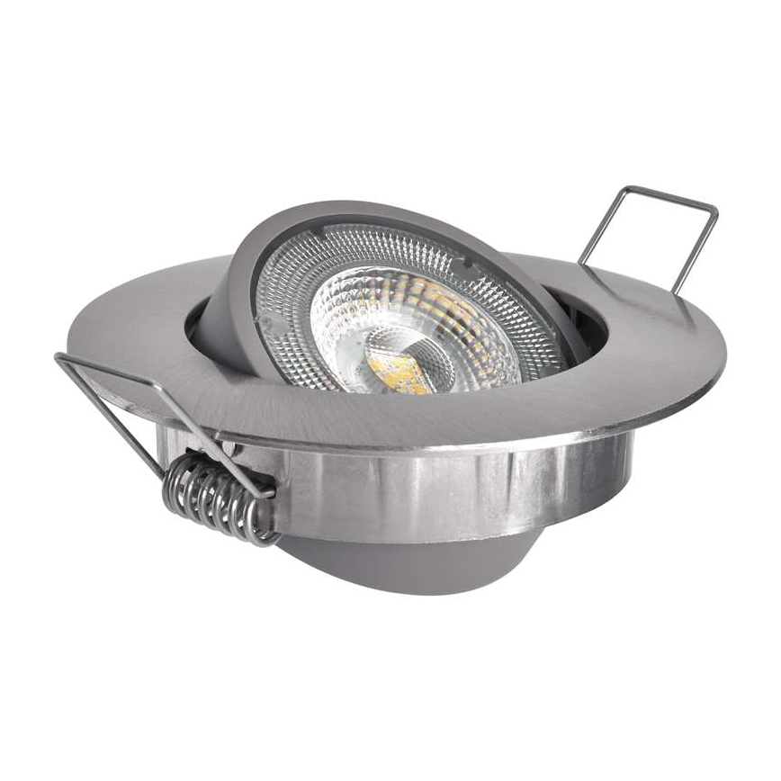 Κρεμαστό φως οροφής LED EXCLUSIVE 1xLED/5W/230V 3000 K ασήμι
