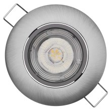 Κρεμαστό φως οροφής LED EXCLUSIVE 1xLED/5W/230V 4000 K ασήμι