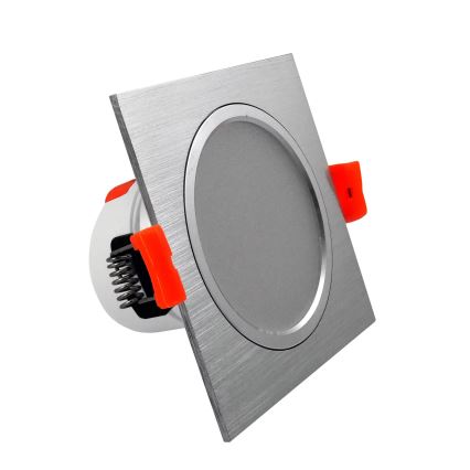 Κρεμαστό φως οροφής LED VENUS LED/7W/230V ασήμι γωνιακός